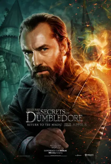 Plakat do filmu "Fantastyczne zwierzęta: Tajemnice Dumbledore