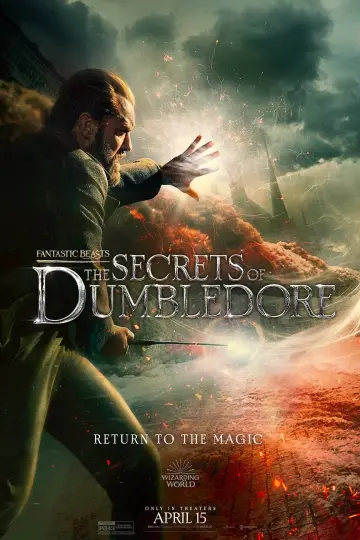 Plakat do filmu "Fantastyczne zwierzęta: Tajemnice Dumbledore