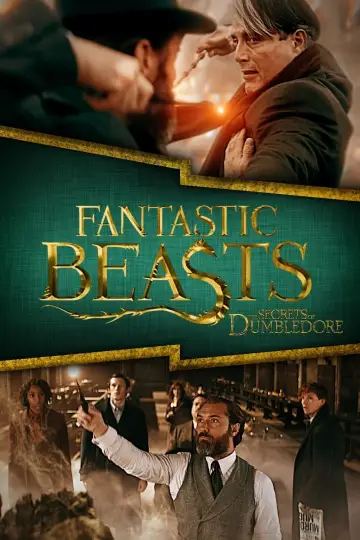 Plakat do filmu "Fantastyczne zwierzęta: Tajemnice Dumbledore