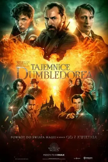 Plakat do filmu "Fantastyczne zwierzęta: Tajemnice Dumbledore