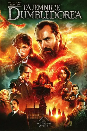Plakat do filmu "Fantastyczne zwierzęta: Tajemnice Dumbledore