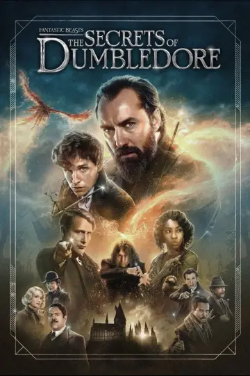 Plakat do filmu "Fantastyczne zwierzęta: Tajemnice Dumbledore