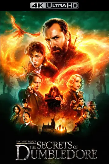Plakat do filmu "Fantastyczne zwierzęta: Tajemnice Dumbledore