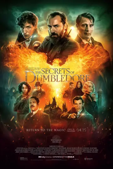 Plakat do filmu "Fantastyczne zwierzęta: Tajemnice Dumbledore