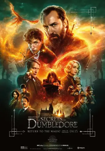 Plakat do filmu "Fantastyczne zwierzęta: Tajemnice Dumbledore