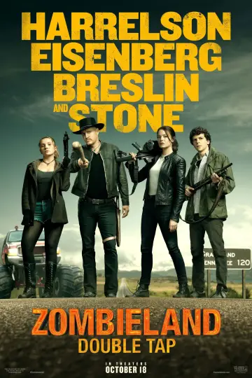 Plakat do filmu "Zombieland: Kulki w Łeb" #645730