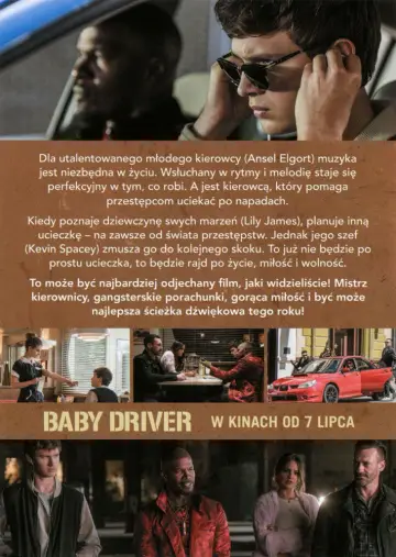 Plakat do filmu "Baby Driver" #582646