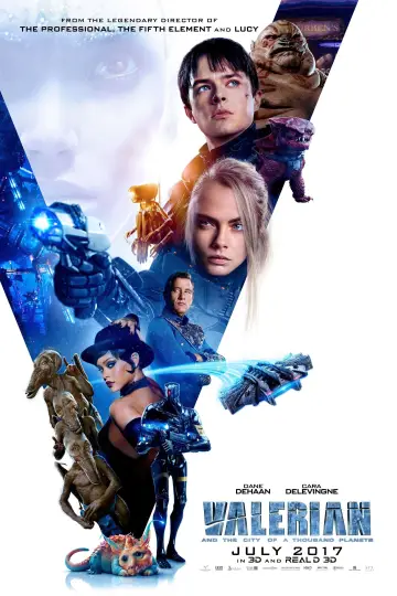 Plakat do filmu "Valerian i Miasto Tysiąca Planet" #39798
