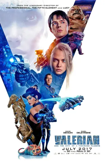 Plakat do filmu "Valerian i Miasto Tysiąca Planet" #39800