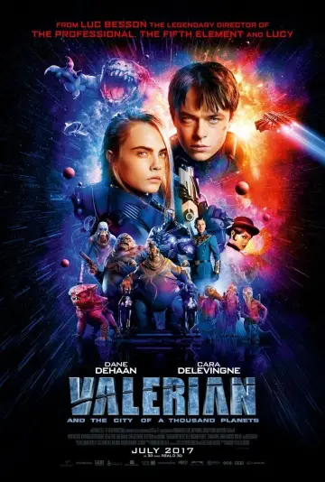 Plakat do filmu "Valerian i Miasto Tysiąca Planet" #39806