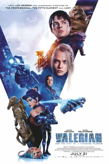 Plakat do filmu "Valerian i Miasto Tysiąca Planet" #614214