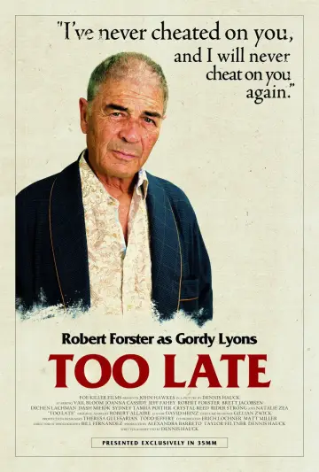 Plakat do filmu "Too Late" #1137846