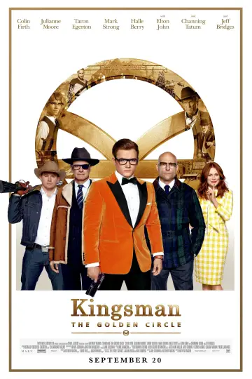Plakat do filmu "Kingsman: Złoty Krąg" #249813