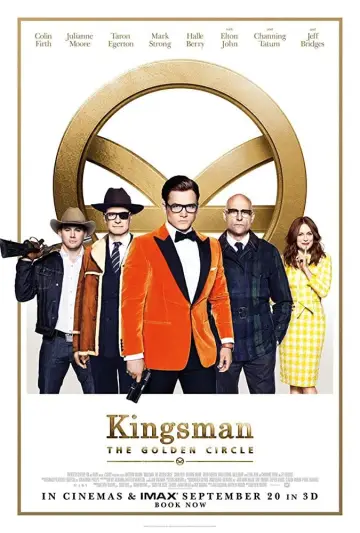 Plakat do filmu "Kingsman: Złoty Krąg" #249820