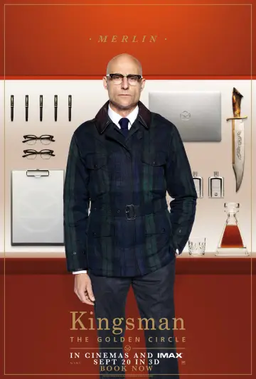 Plakat do filmu "Kingsman: Złoty Krąg" #249832