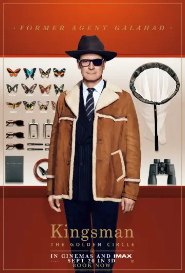 Plakat do filmu "Kingsman: Złoty Krąg" #249834