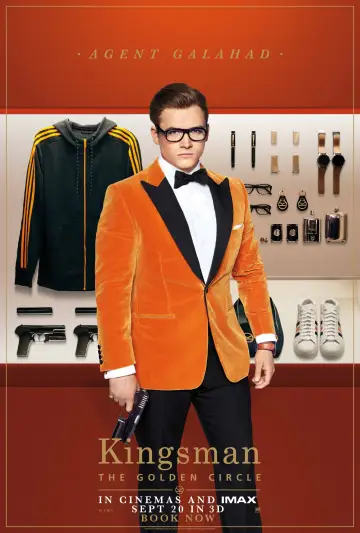 Plakat do filmu "Kingsman: Złoty Krąg" #249835
