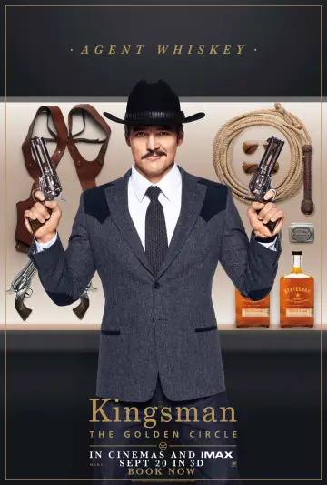 Plakat do filmu "Kingsman: Złoty Krąg" #249838