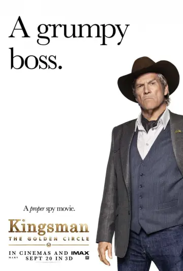 Plakat do filmu "Kingsman: Złoty Krąg" #249839