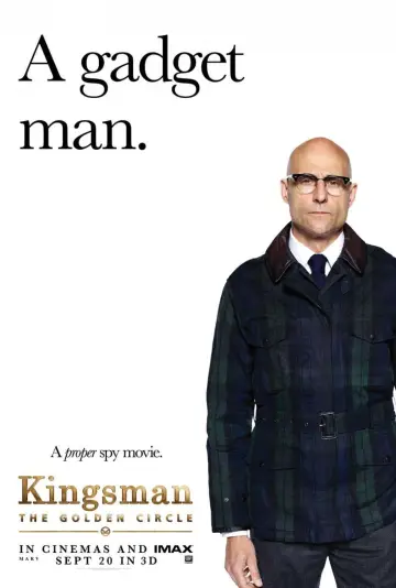 Plakat do filmu "Kingsman: Złoty Krąg" #249850
