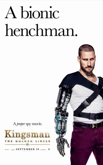 Plakat do filmu "Kingsman: Złoty Krąg" #249853