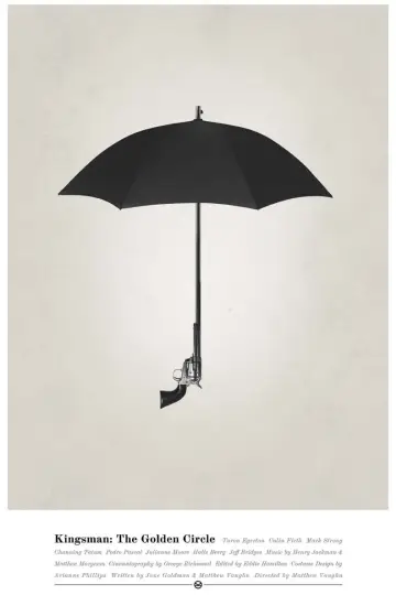 Plakat do filmu "Kingsman: Złoty Krąg" #249862