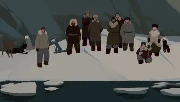 Zasłona do filmu "Daleko na północy" #446487