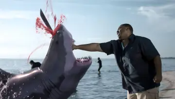 Zasłona do filmu "Zombie Shark" #492155