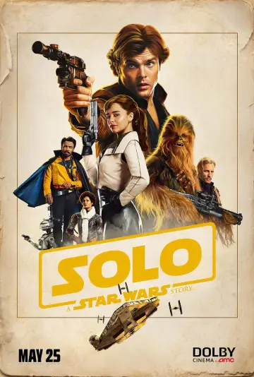 Plakat do filmu "Han Solo: Gwiezdne wojny – historie" #615527