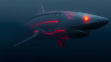 Zasłona do filmu "Roboshark" #1780237