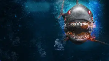 Zasłona do filmu "Roboshark" #498857