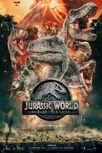Plakat do filmu "Jurassic World: Upadłe Królestwo" #17561