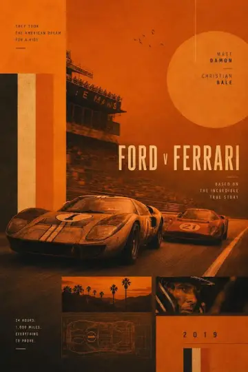 Plakat do filmu "Le Mans 