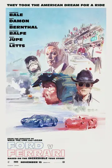Plakat do filmu "Le Mans 