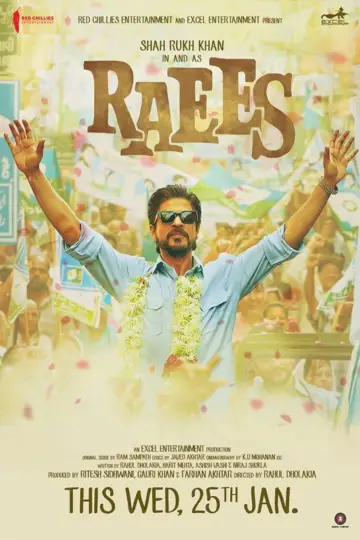 Plakat do filmu "Raees" #850401