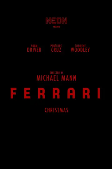 Plakat do filmu "Ferrari" #155599