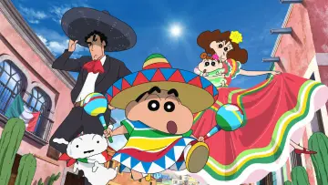 Zasłona do filmu "クレヨンしんちゃん オラの引越し物語 サボテン大襲撃" #426684