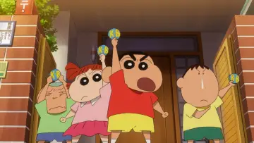 Zasłona do filmu "クレヨンしんちゃん オラの引越し物語 サボテン大襲撃" #426687