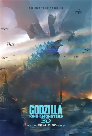 Plakat do filmu "Godzilla II: Król potworów" #14459