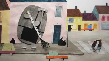 Zasłona do filmu "Le vélo de l