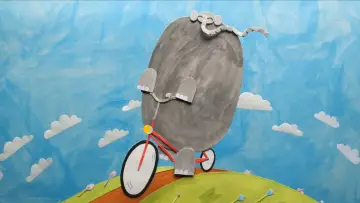 Zasłona do filmu "Le vélo de l