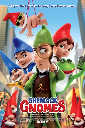 Plakat do filmu "Gnomeo i Julia. Tajemnica zaginionych krasnali" #1004871