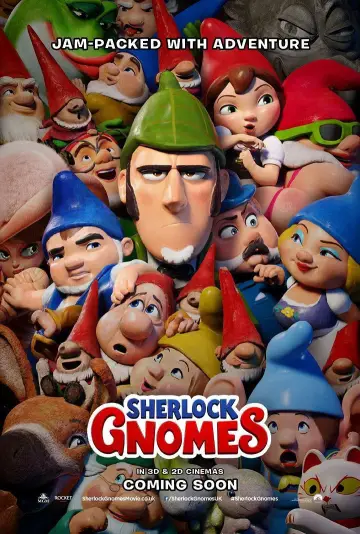 Plakat do filmu "Gnomeo i Julia. Tajemnica zaginionych krasnali" #1875862