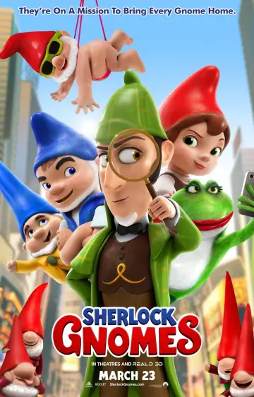 Plakat do filmu "Gnomeo i Julia. Tajemnica zaginionych krasnali" #326953