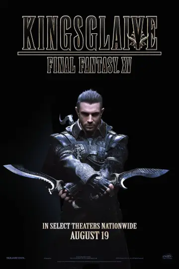 Plakat do filmu "Final Fantasy XV: Gwardia Królewska" #894090
