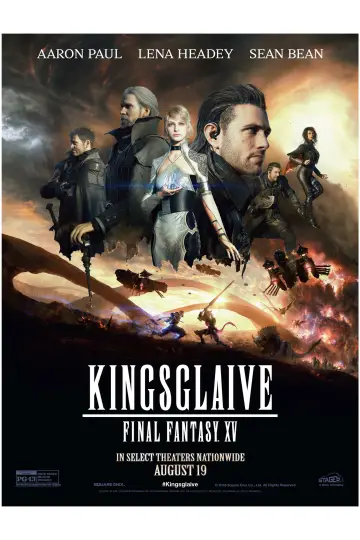 Plakat do filmu "Final Fantasy XV: Gwardia Królewska" #894091
