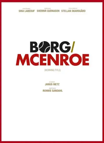 Plakat do filmu "Borg/McEnroe. Między odwagą a szaleństwem" #251663