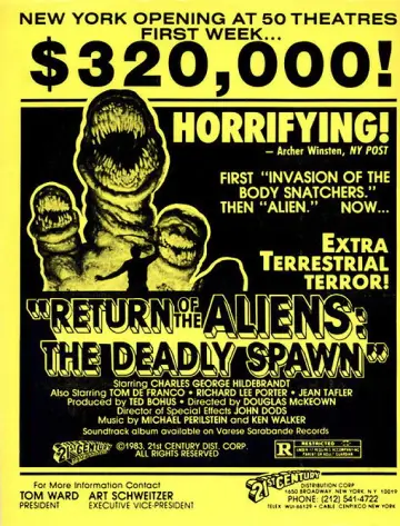 Plakat do filmu "The Deadly Spawn" #1054731