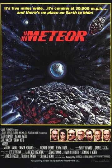 Plakat do filmu "Meteoryt" #1086462