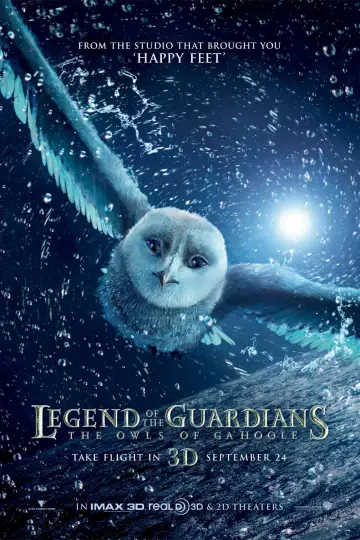 Plakat do filmu "Legendy sowiego królestwa: Strażnicy Ga